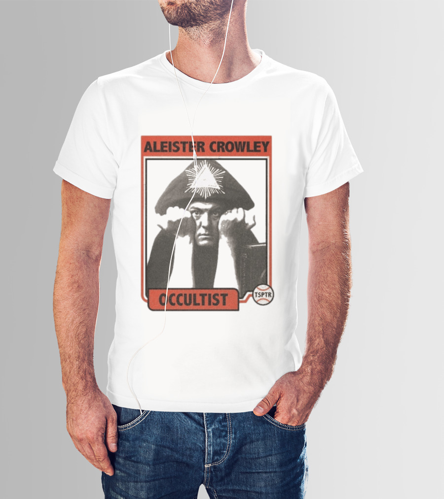 Aleister Crowley Occultist TSPTR Baseball Raglan T-Shirt
