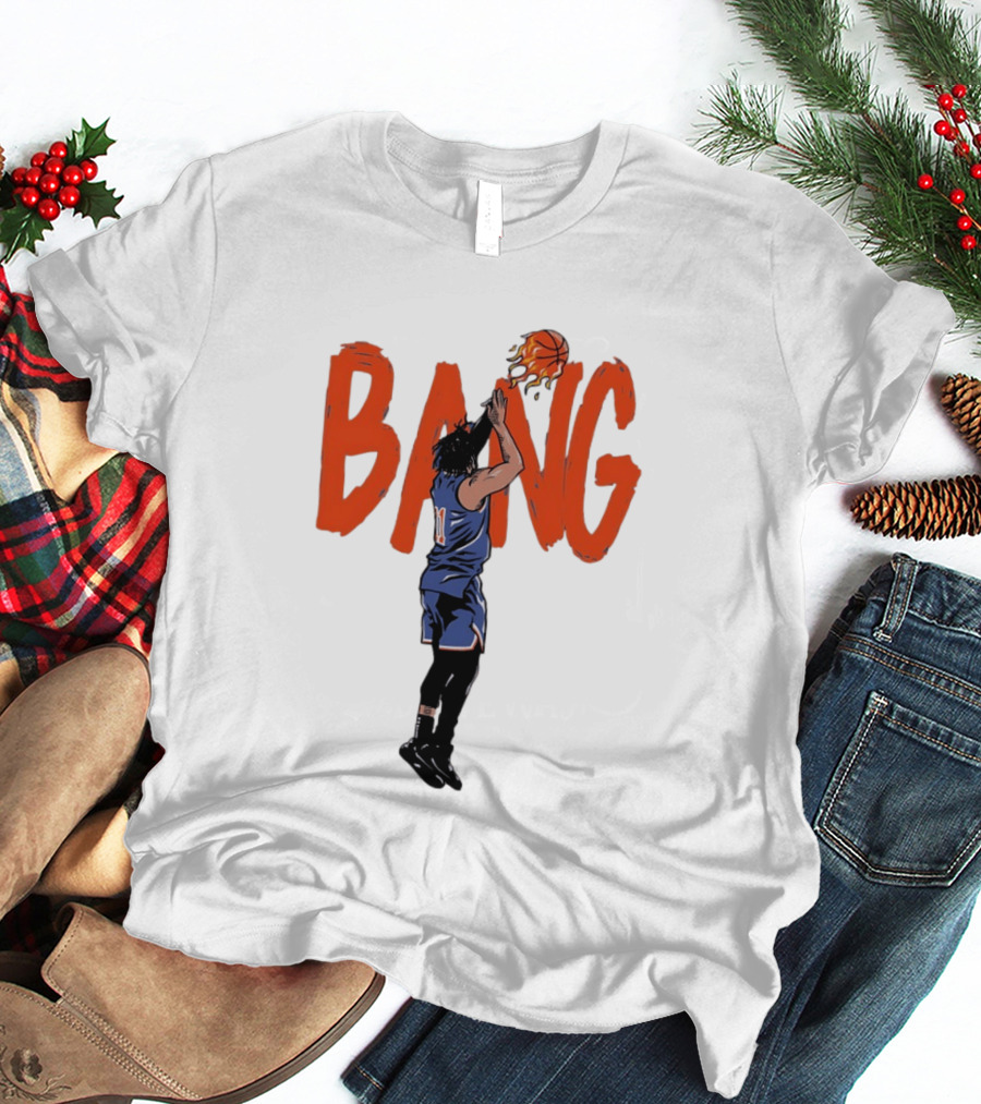 BANG Jalen Brunson New York Knicks NBA Basketball T-Shirt