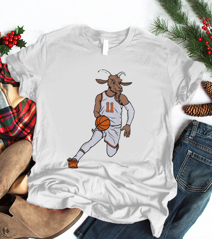 Jalen Brunson Goat 11 New York Knicks NBA Basketball T-Shirt