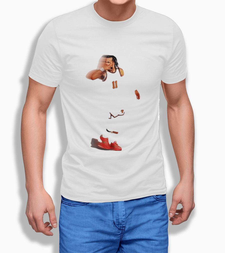 Jalen Brunson New York Knicks NBA Player Unique Distorted T-Shirt