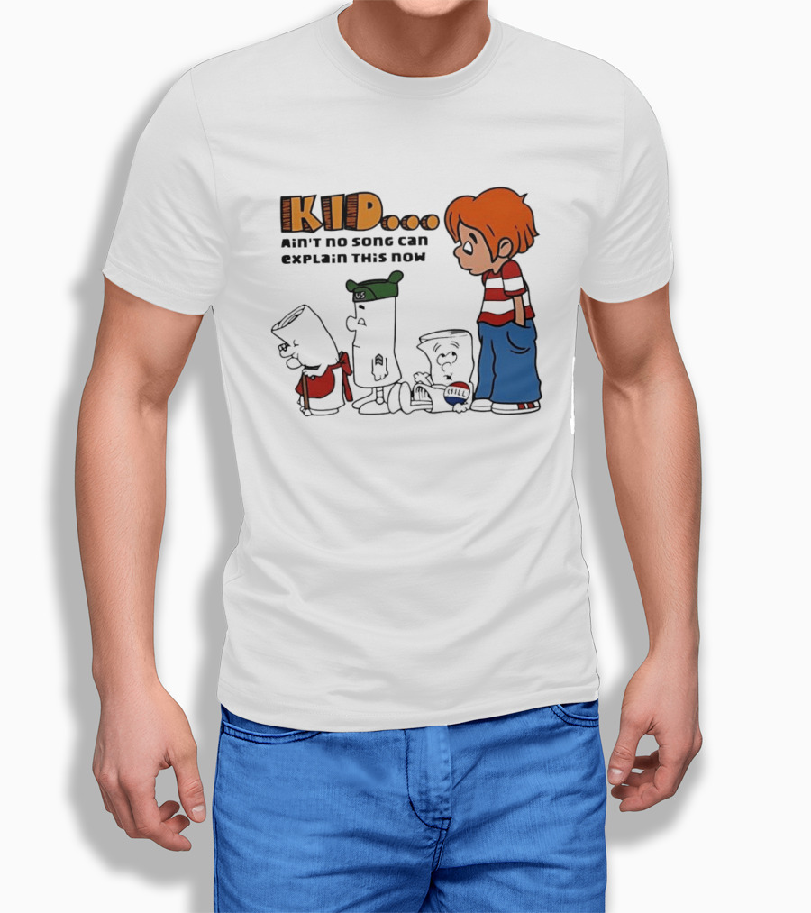 Kid Ain't No Song Can Explain This Now Retro Cartoon T-Shirt
