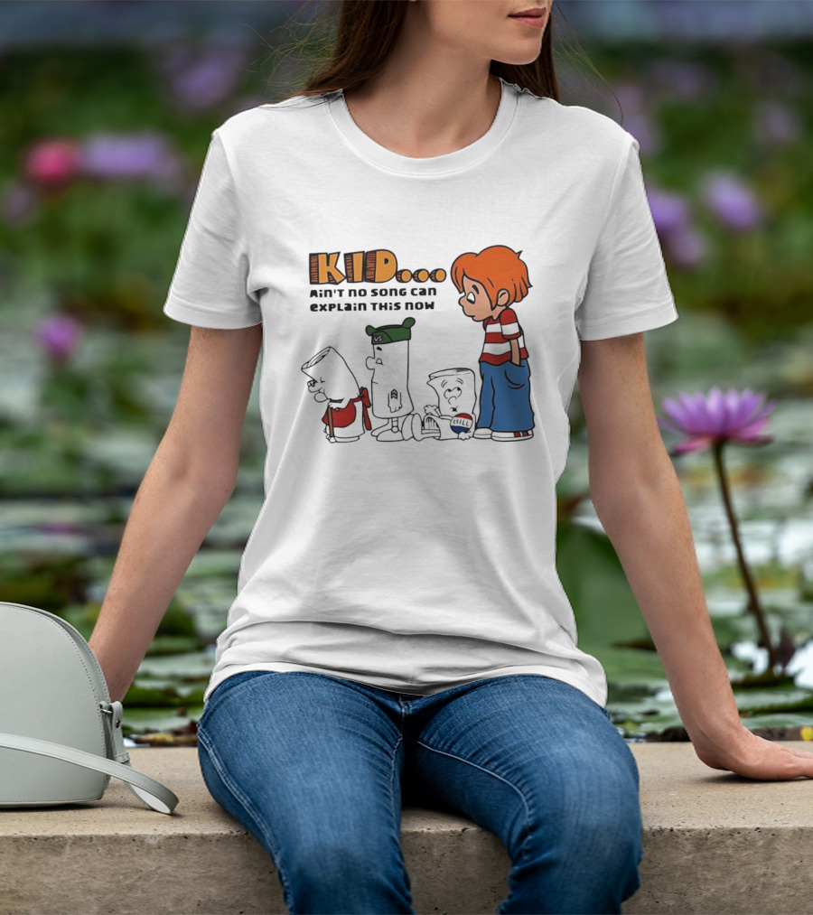 Kid Ain't No Song Can Explain This Now Retro Cartoon T-Shirt