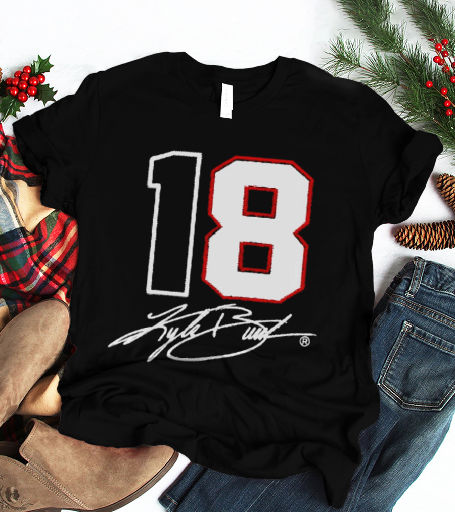 Denny Hamlin Kyle Busch 18 NASCAR Cup Series Racing Signature T-Shirt