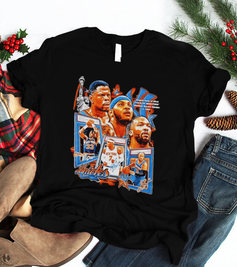 Empire State Of Mind New York Knicks Legends Madison Square Garden C. 1946 T-Shirt