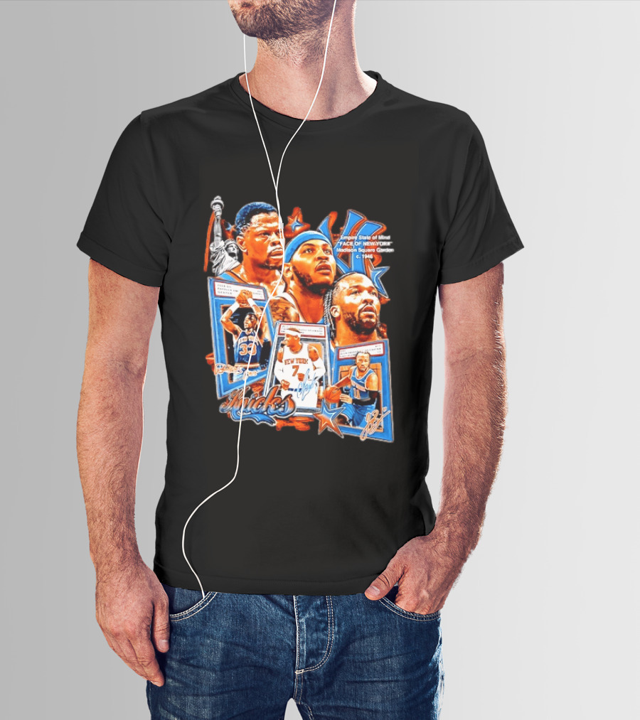 Empire State Of Mind New York Knicks Legends Madison Square Garden C. 1946 T-Shirt