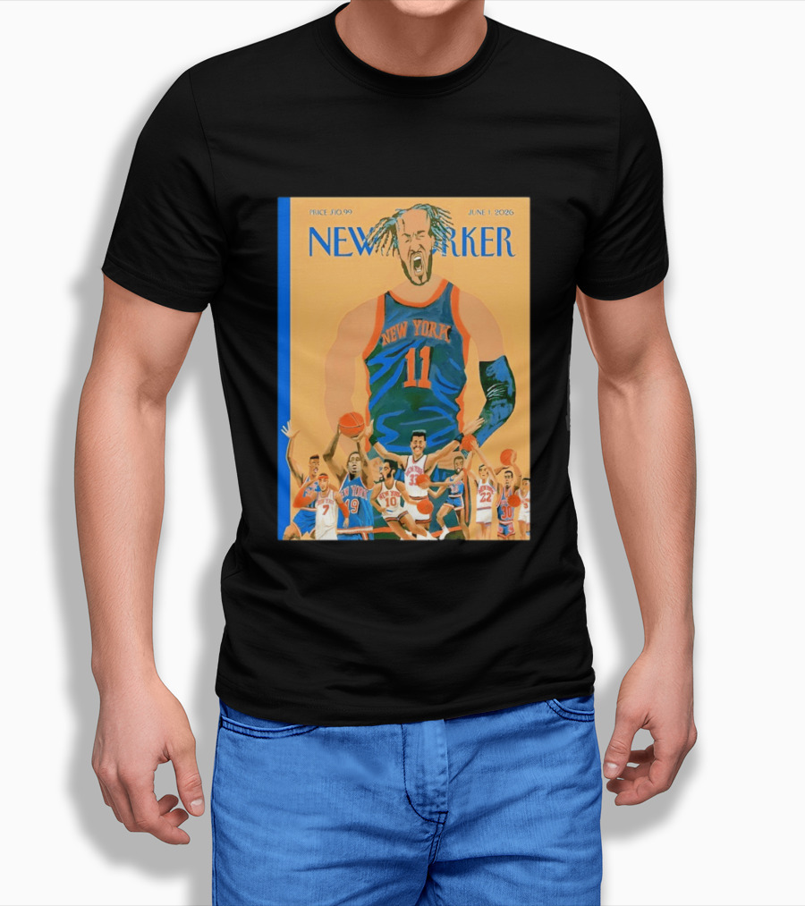 New York Knicks The New Yorker June 2026 Cover T-Shirt