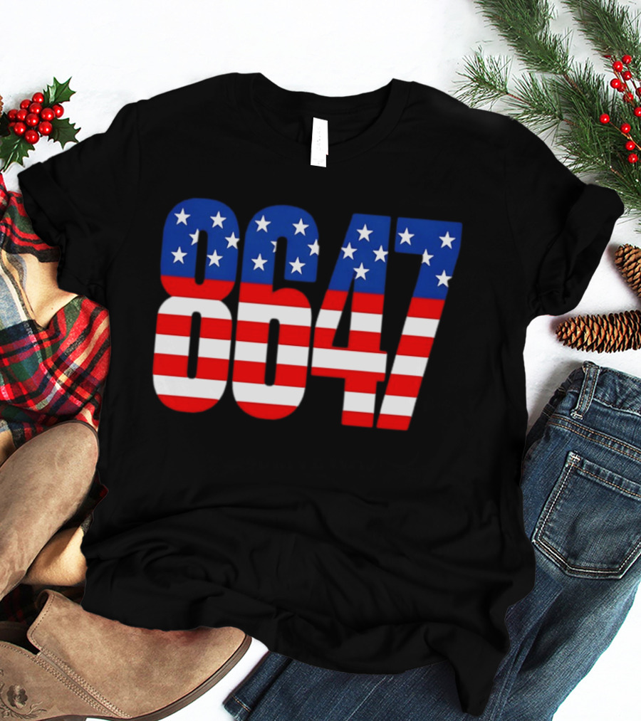 Patriotic American Flag 8647 Independence Day Stars And Stripes T-Shirt