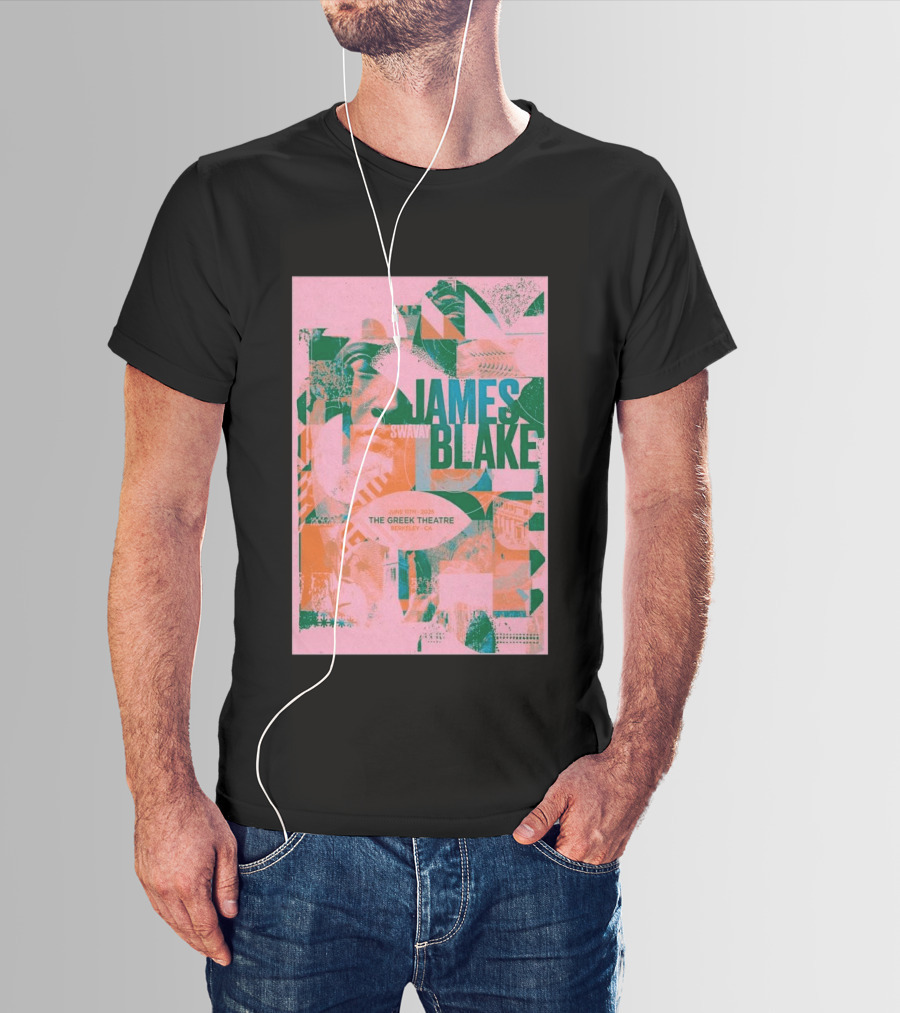 James Blake June 11 2026 Greek Theatre Berkeley CA T-Shirt