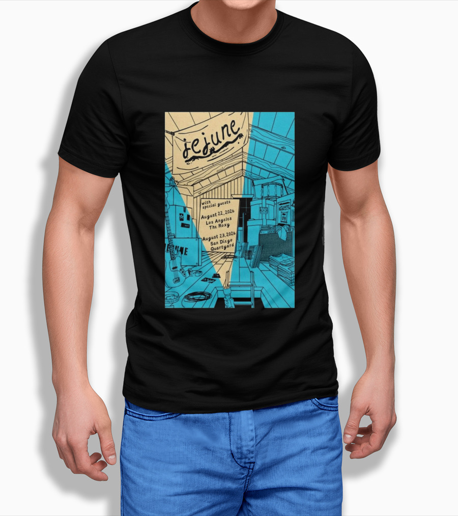Jejune August 22 2026 Los Angeles The Roxy With Special Guests T-Shirt