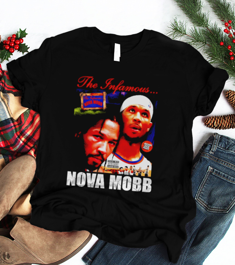 Josh Hart Jalen Brunson The Infamous Nova Mobb New York Knicks NBA 2026 T-Shirt