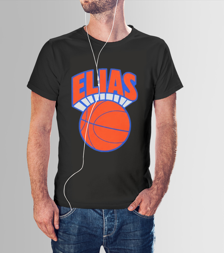 Elias Knickerbocker New York Knicks Basketball T-Shirt