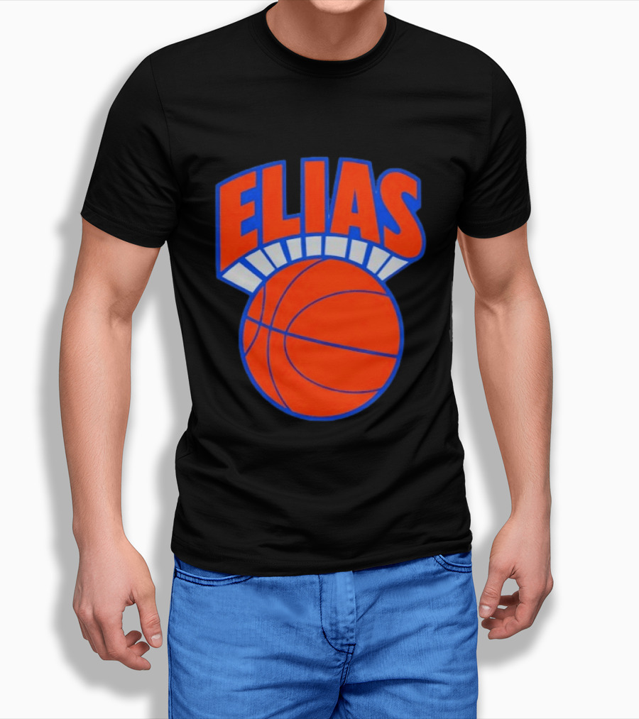 Elias Knickerbocker New York Knicks Basketball T-Shirt