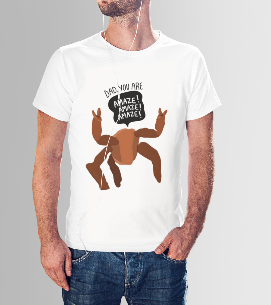 Dad You Are Amaze Amaze Amaze Crab Theme Father's Day T-Shirt