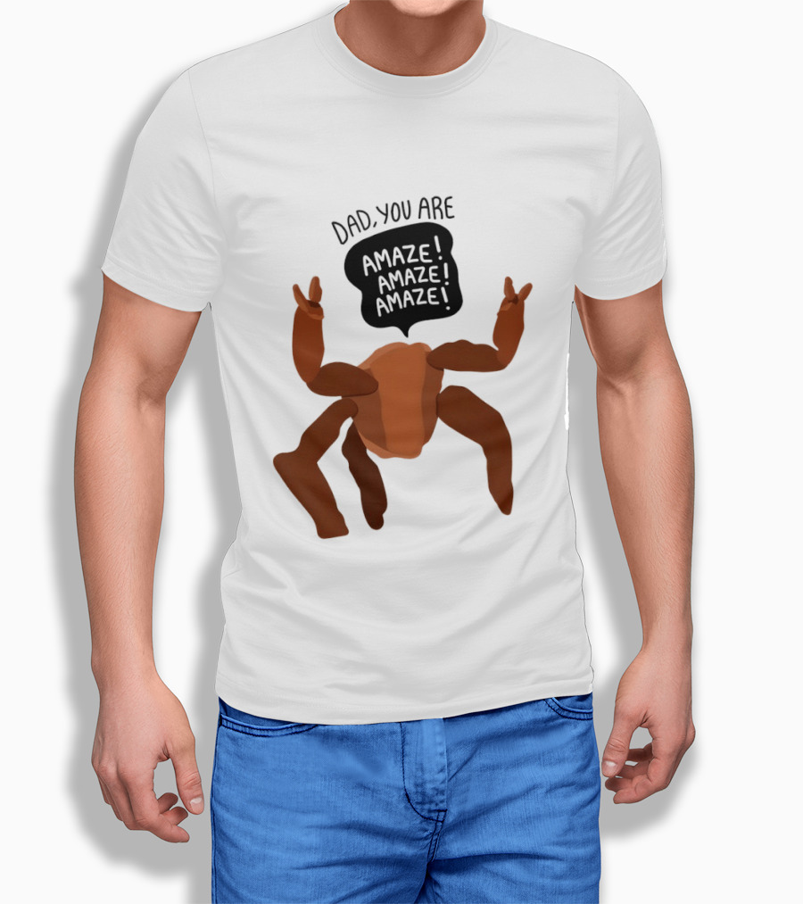 Dad You Are Amaze Amaze Amaze Crab Theme Father's Day T-Shirt