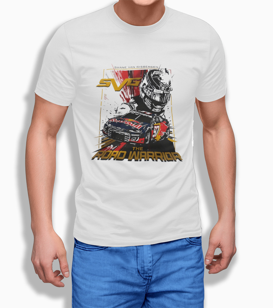 Shane Van Gisbergen SVG The Road Warrior Nascar Trackhouse Racing T-Shirt