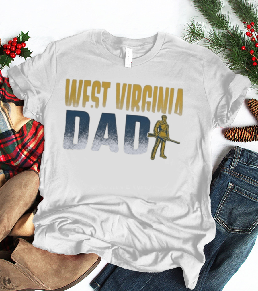 West Virginia Dad Mountaineer Spirit T-Shirt