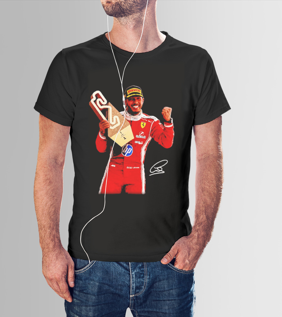 Lewis Hamilton Ferrari Racing Champion Pirelli Winner Remember Who You Are T-Shirt