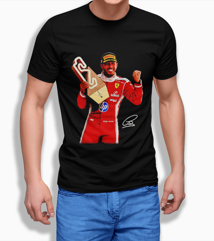 Lewis Hamilton Ferrari Racing Champion Pirelli Winner Remember Who You Are T-Shirt