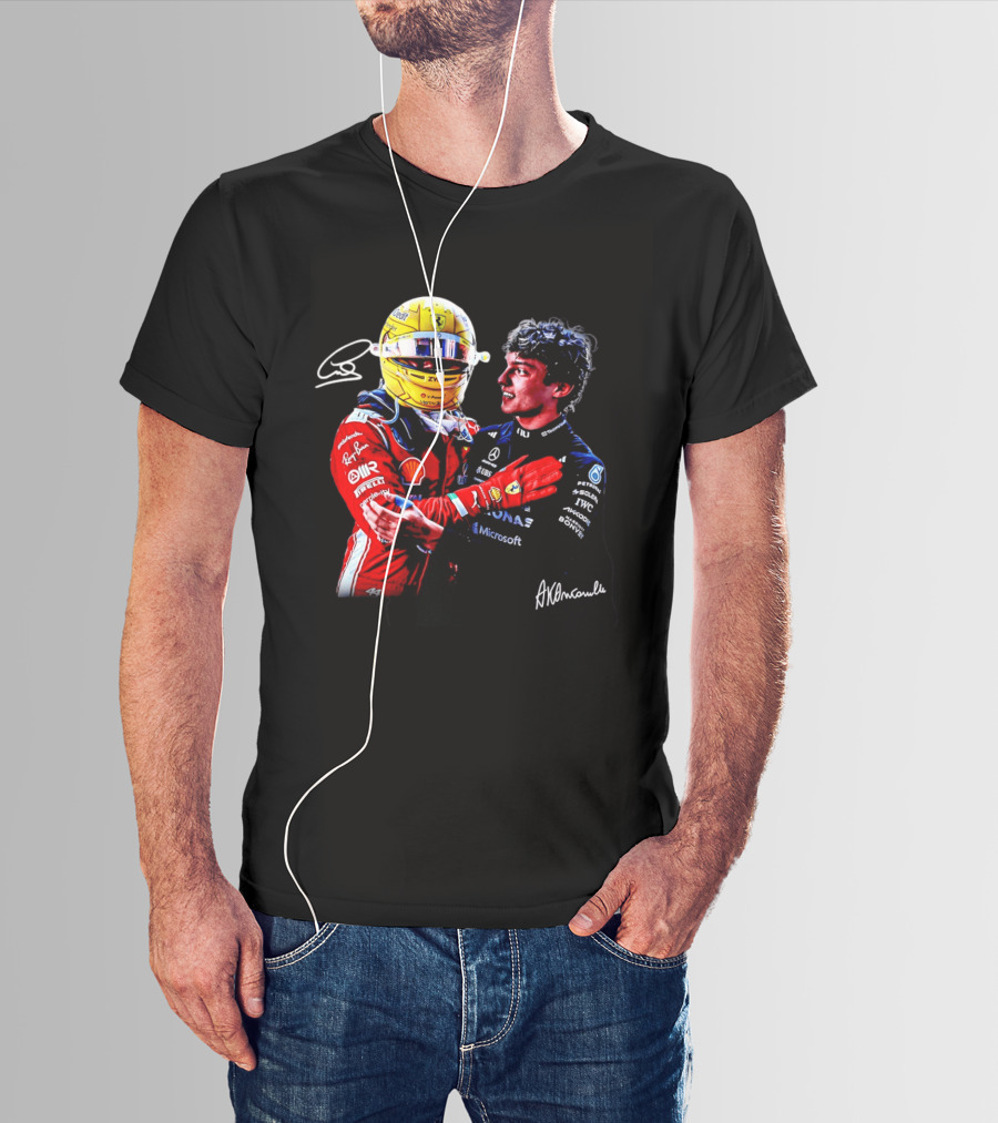 Ferrari Shell Mercedes Petronas Racing Embrace ZYN Microsoft T-Shirt