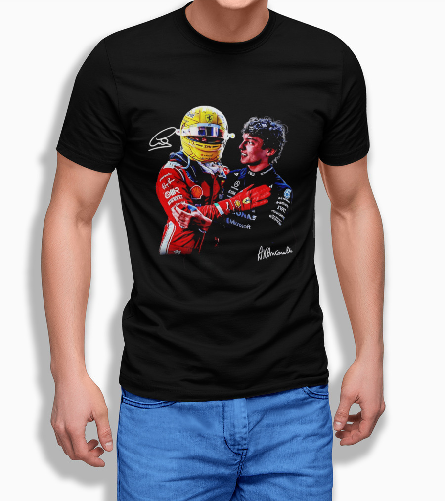 Ferrari Shell Mercedes Petronas Racing Embrace ZYN Microsoft T-Shirt