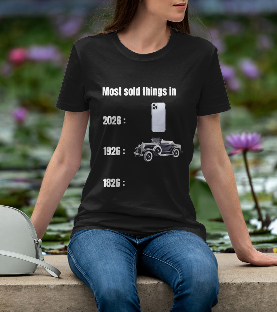 Most Sold Things 2026 IPhone 1926 Car 1826 T-Shirt