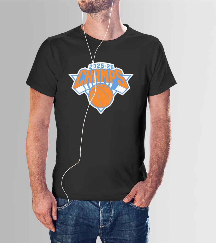 2025 26 Champs Basketball New York T-Shirt