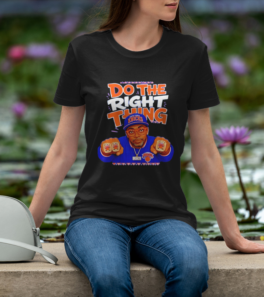 Do The Right Thing New York Knicks Rings 1970 1973 T-Shirt