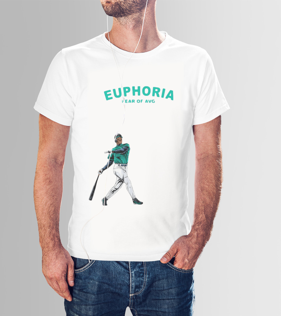 Euphoria Fear Of AVG Baseball Player Iconic Swing T-Shirt