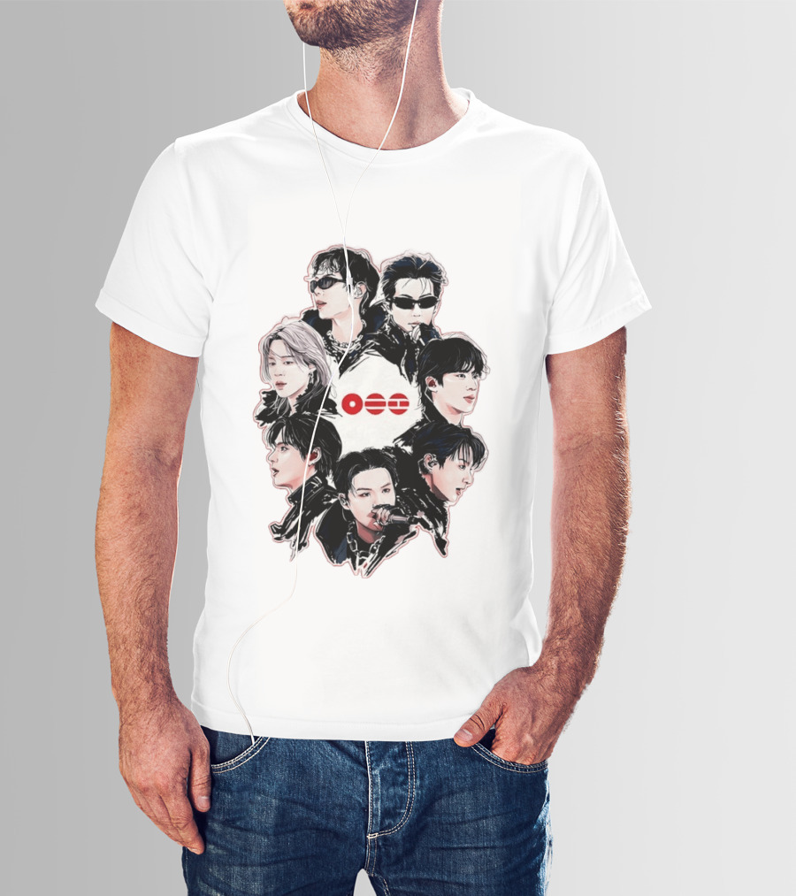 BTS Kpop ARMY Concert Seven Members T-Shirt