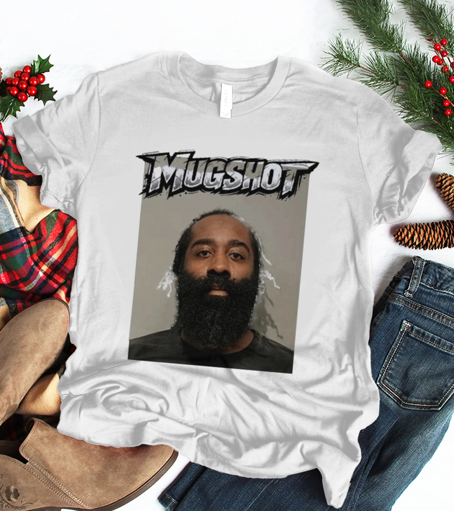 James Harden Shot Graphic Black And White T-Shirt