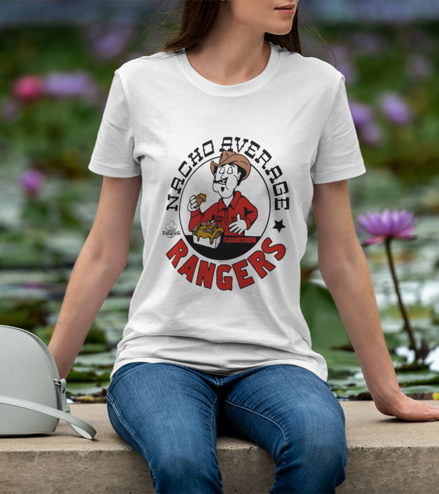 Nacho Average Rangers Flavortown Cowboys Eating Nachos T-Shirt