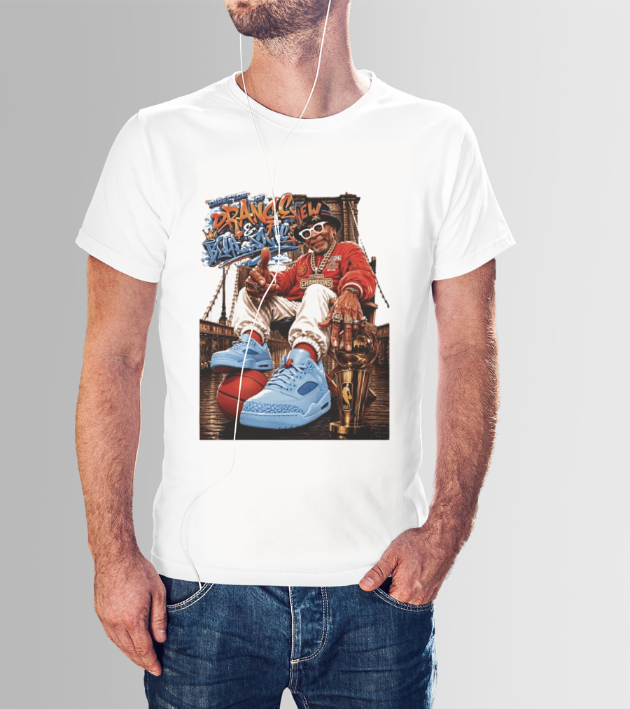 Director Orange And Blue New Champions NBA Basketball T-Shirt
