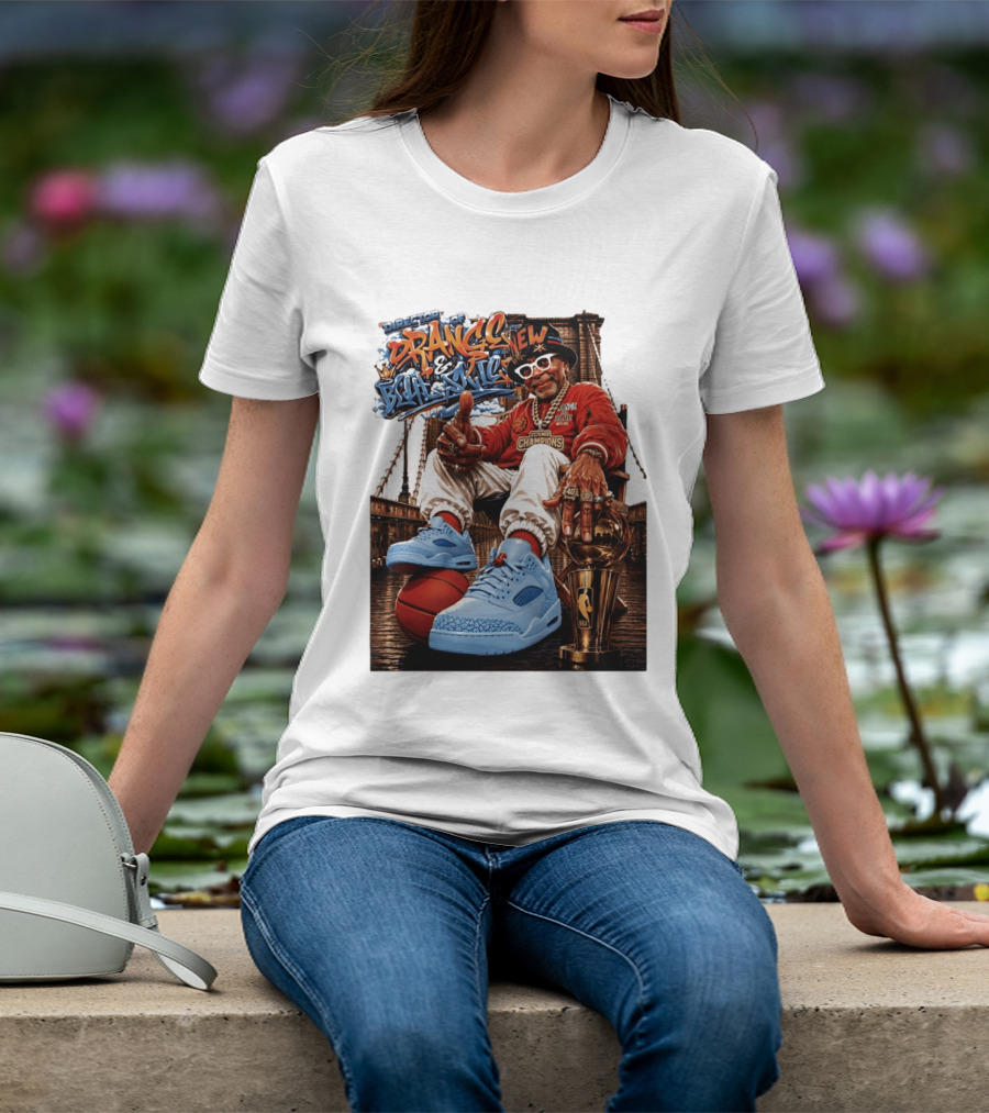 Director Orange And Blue New Champions NBA Basketball T-Shirt