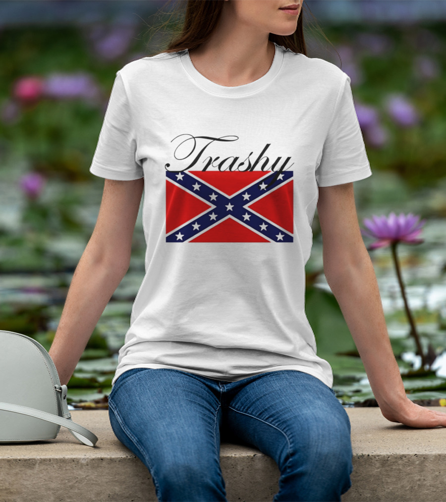 Trashy Confederate Flag Classic T-Shirt
