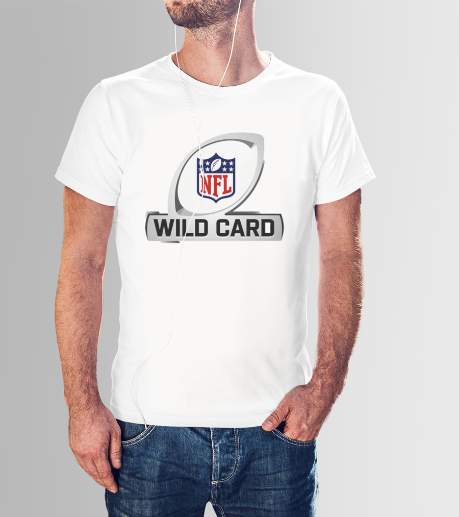 NFL Wild Card 2026 Logo Football T-Shirt