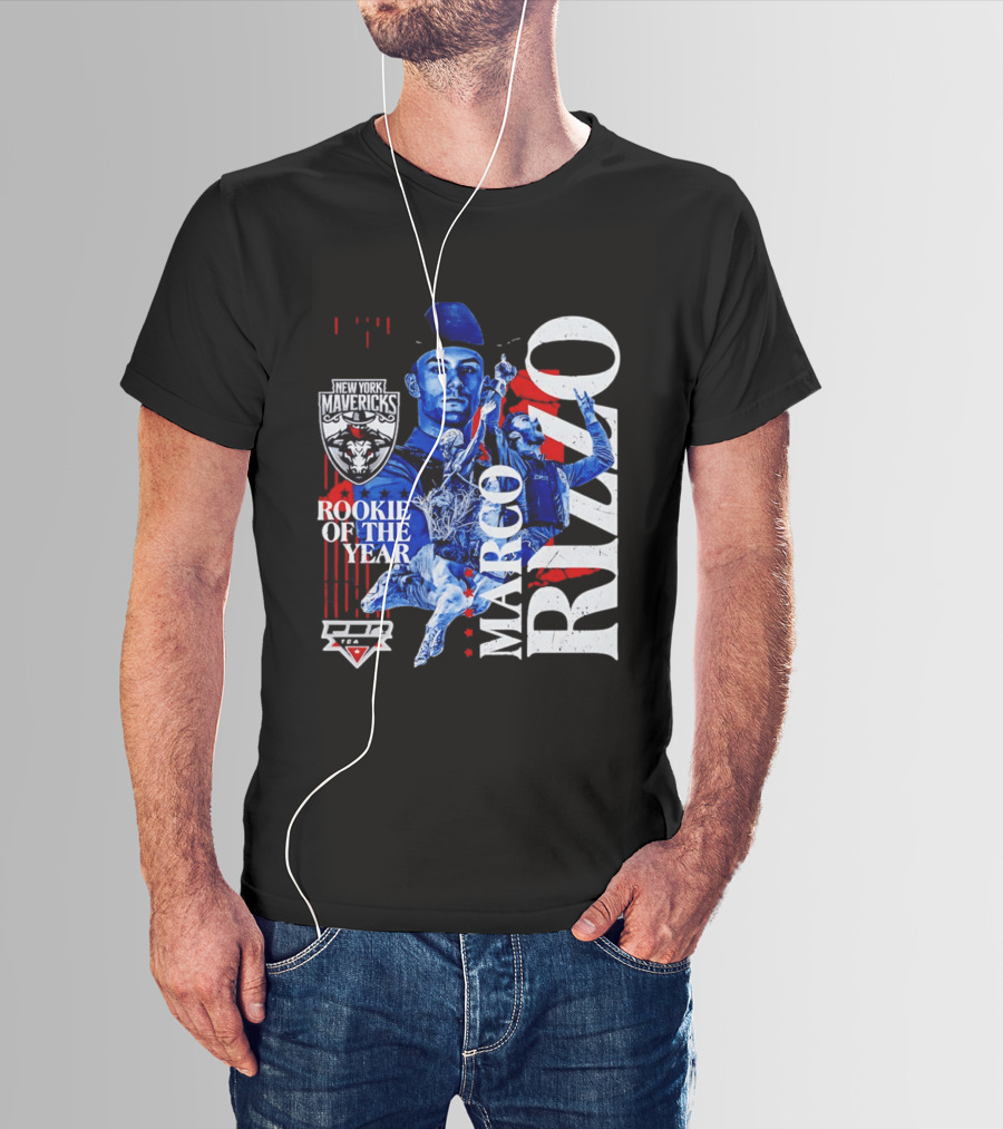 Marco Rizzo New York Mavericks PBR 2026 Rookie Of The Year T-Shirt