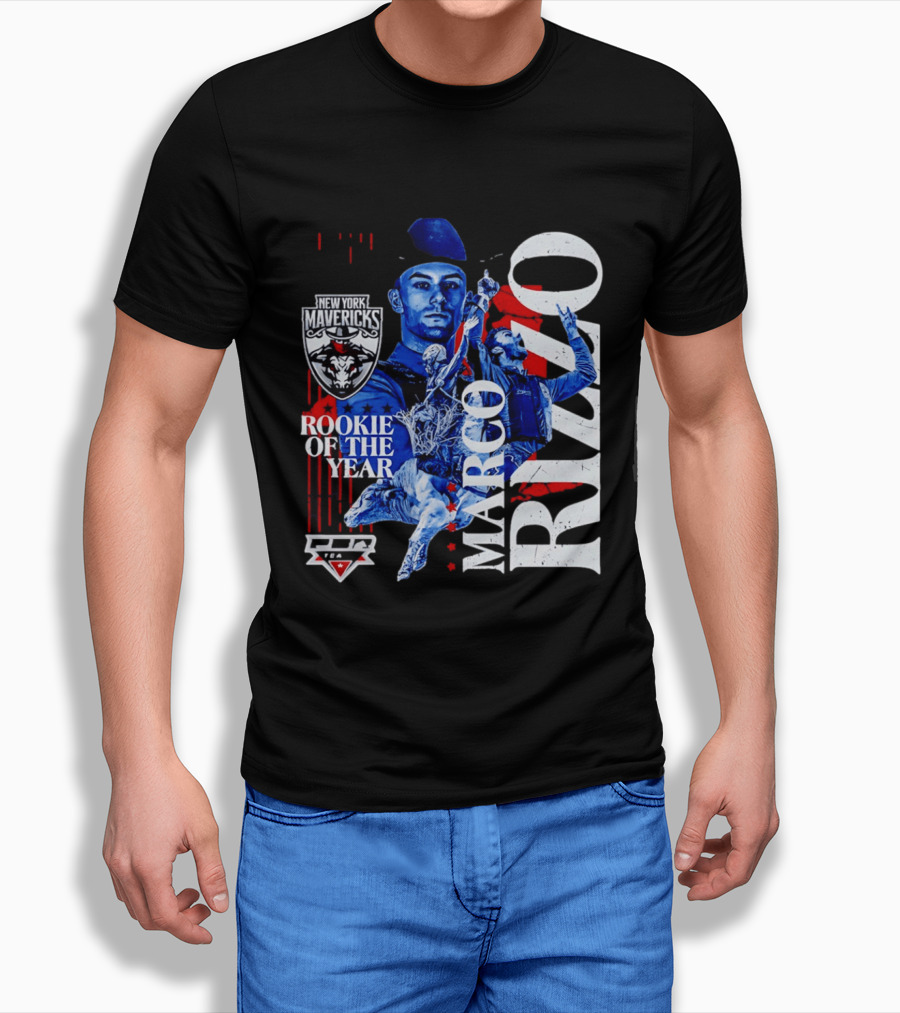 Marco Rizzo New York Mavericks PBR 2026 Rookie Of The Year T-Shirt