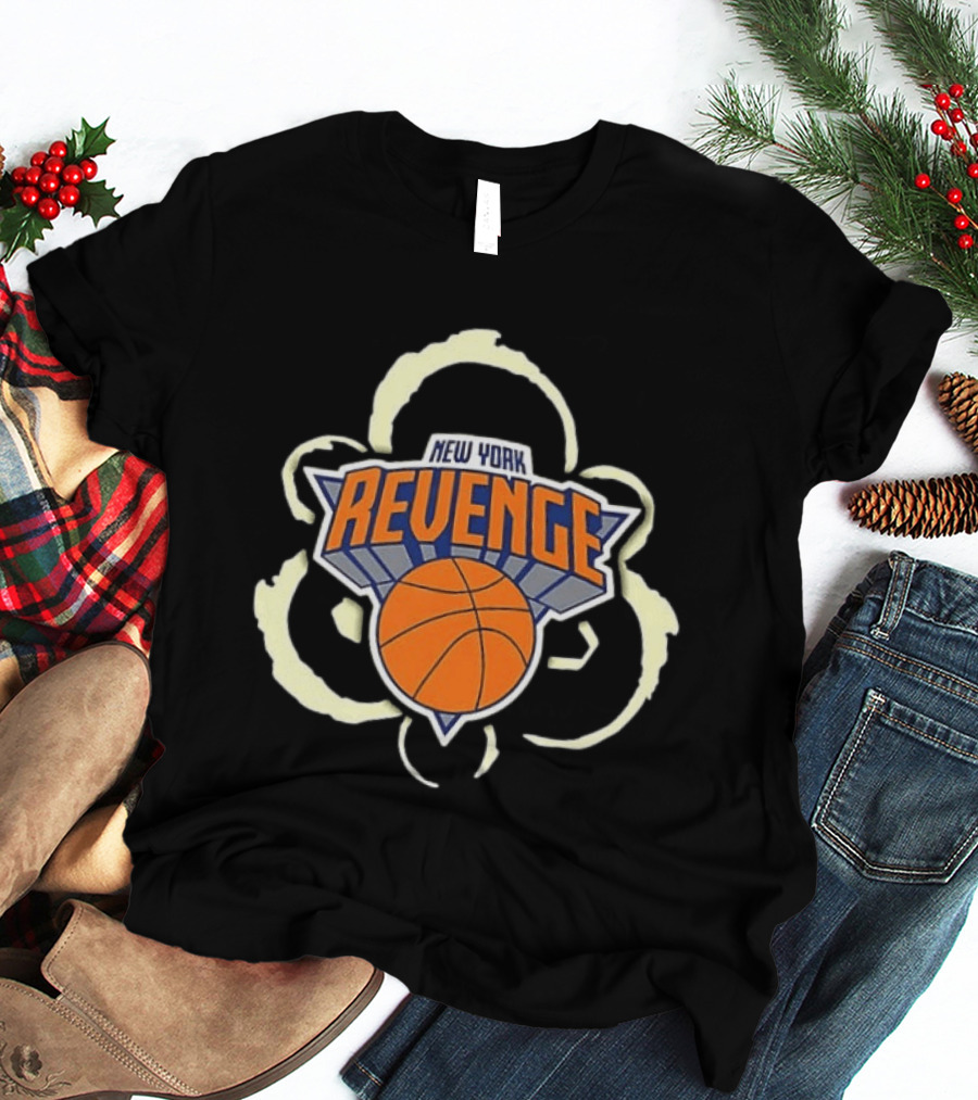 New York Knicks Patrick 33 Revenge Basketball Team 2 Sided T-Shirt