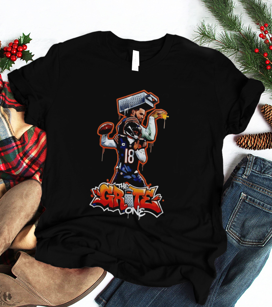 Caleb Williams Chicago Bears The Grite One 18 T-Shirt