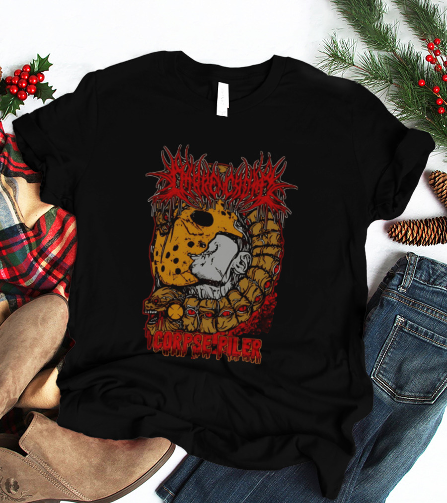 Darren Crowe Corpse Piler Skull And Serpents Hell T-Shirt