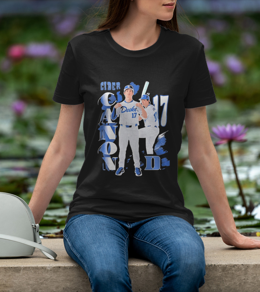 Duke Blue Devils Cider Canon 17 Baseball Team T-Shirt