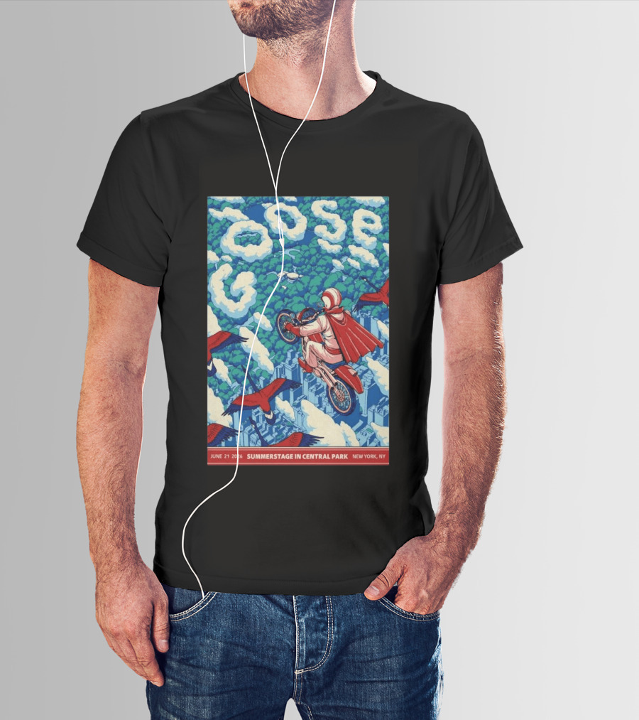 Goose Summerstage Central Park June 21 2026 New York NY T-Shirt