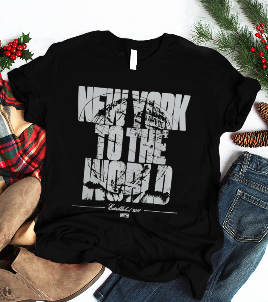 New York To The World Unisphere Vinny Guadagnino Kith Jersey Shore Family Vacation T-Shirt