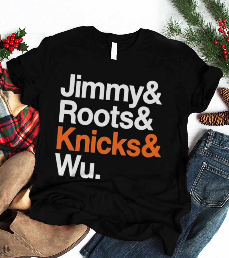 Jimmy And Roots And Knicks And Wu Basketball T-Shirt