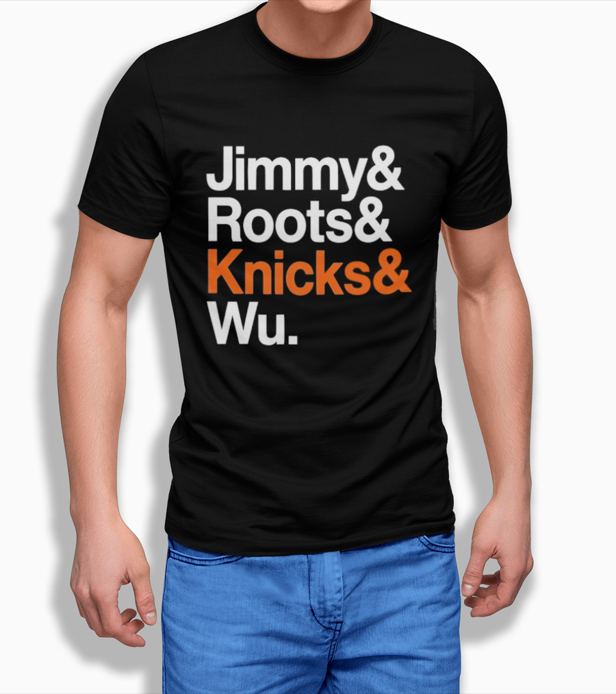 Jimmy And Roots And Knicks And Wu Basketball T-Shirt