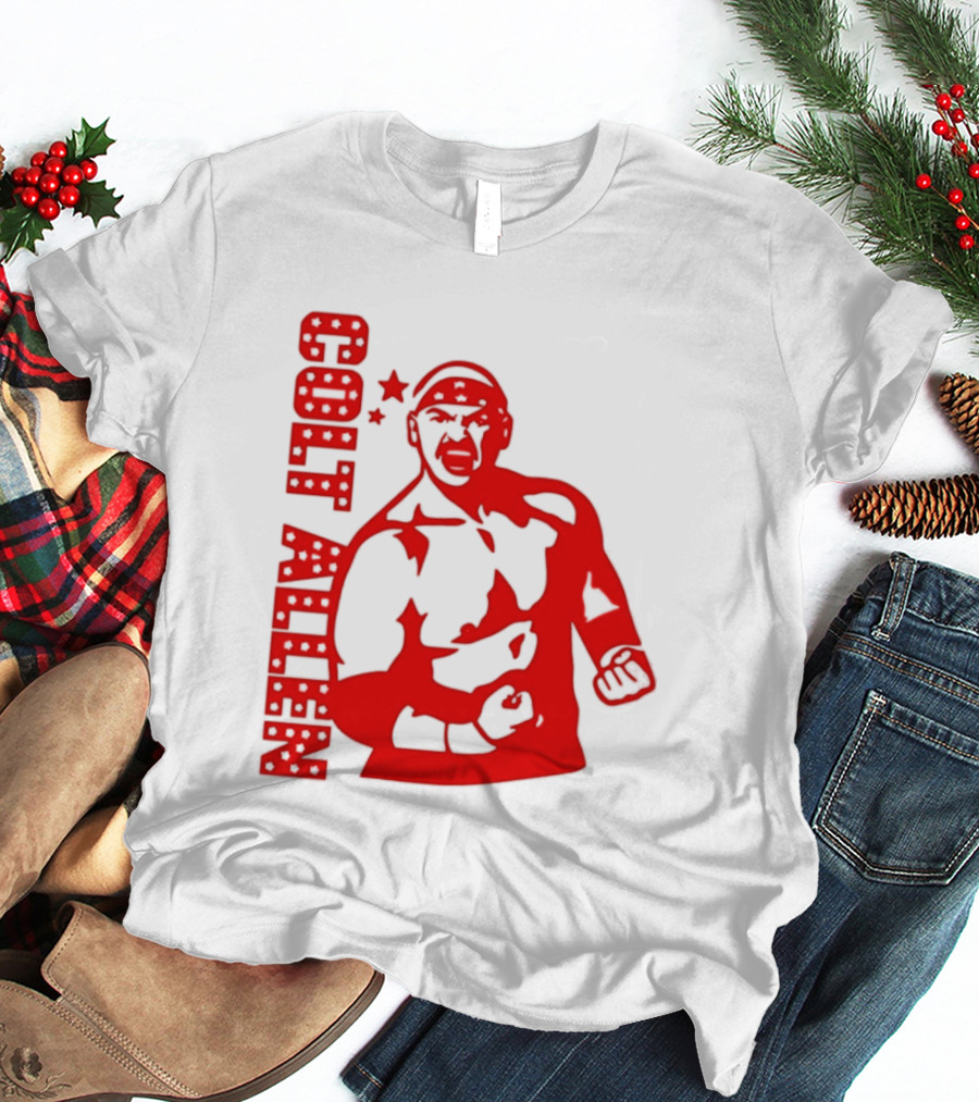Bald Eagle Colt Allen Red Bold Star Striker T-Shirt