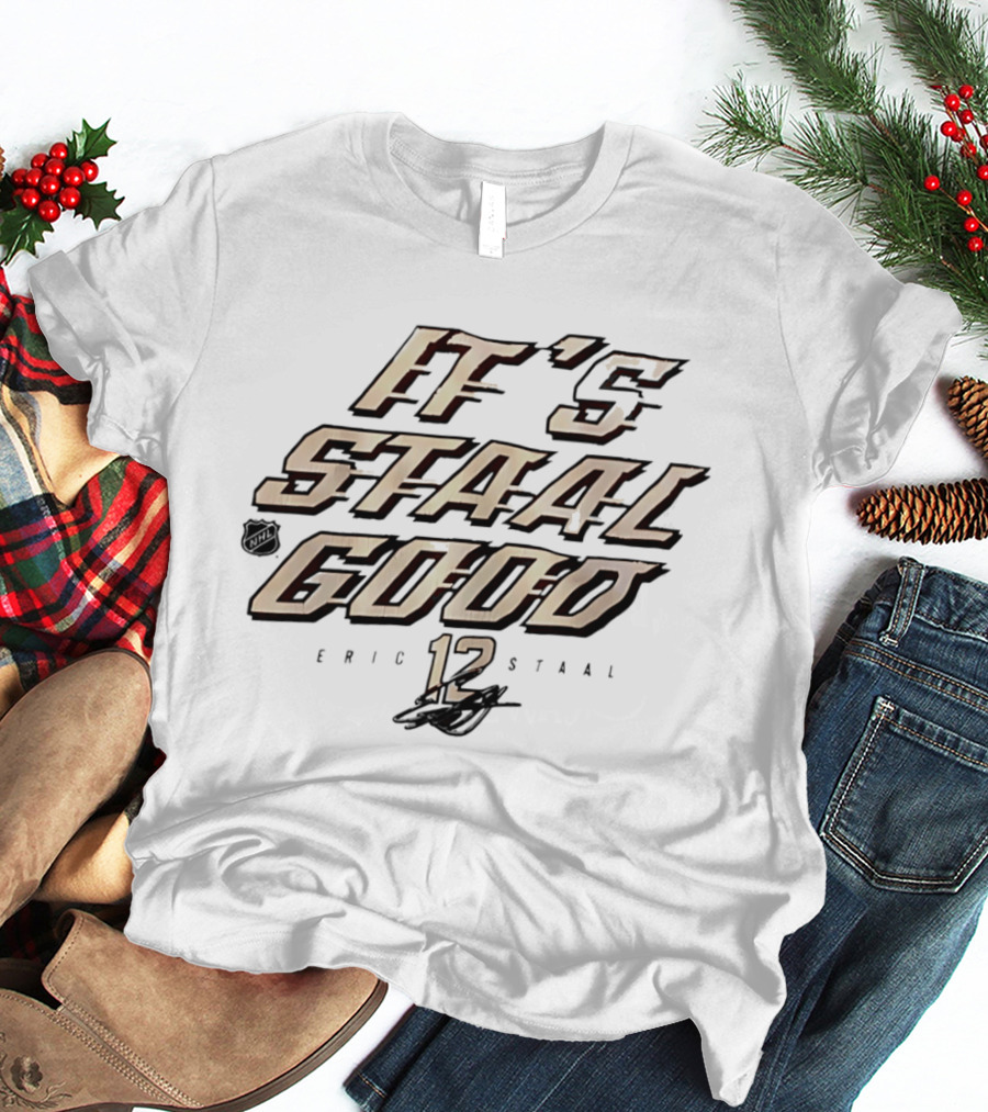 Eric Staal 12 It's Staal Good Carolina Hurricanes NHL T-Shirt