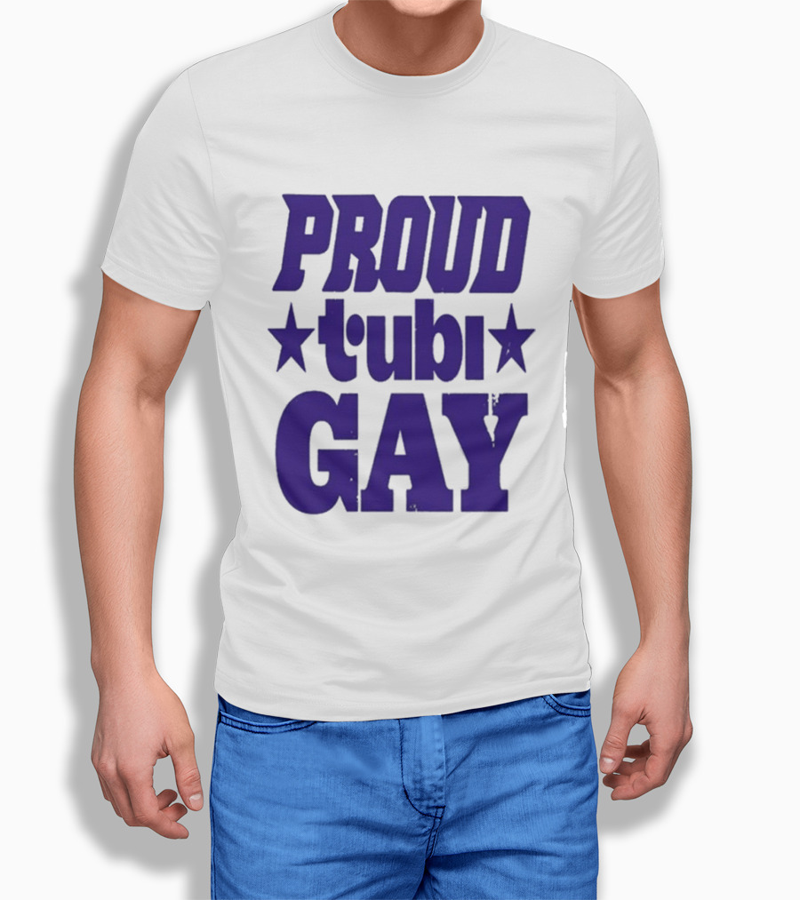 Proud Tubi Gay Stars LGBTQ+ Celebration T-Shirt