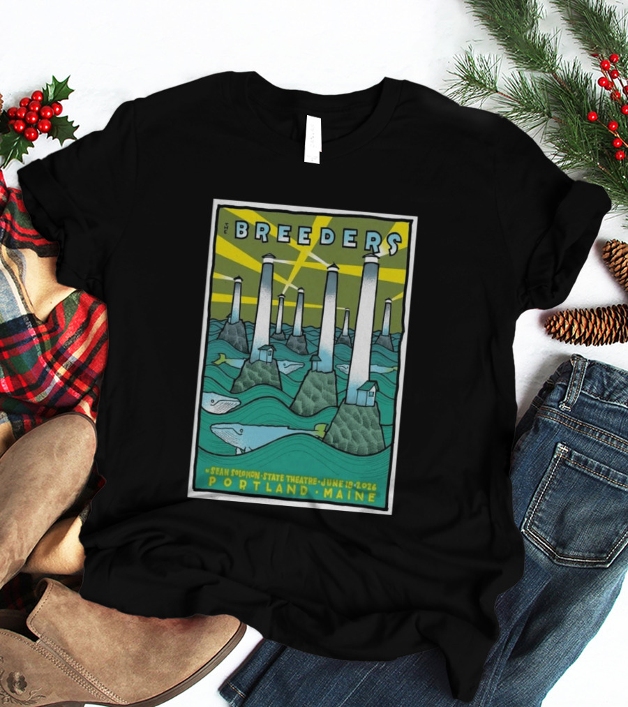 Breeders Sean Solomon State Theatre Portland Maine June 18 2026 T-Shirt