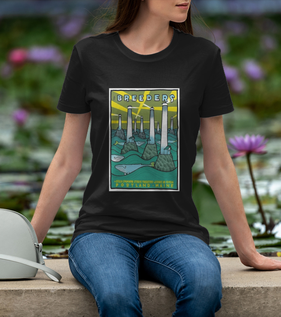 Breeders Sean Solomon State Theatre Portland Maine June 18 2026 T-Shirt